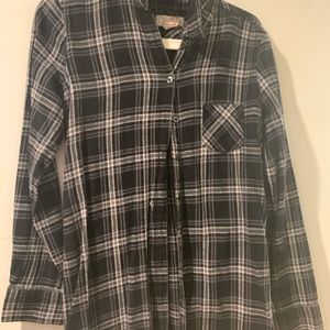 Super cozy dark colored flannel